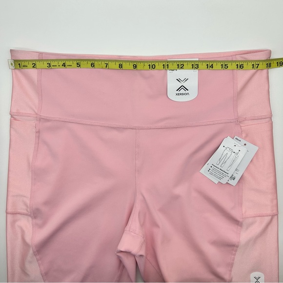 Xersion Women's Shine Pink Full Length High Rise Quick Dry Legging Size L XL XXL - Picture 11 of 11